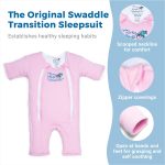 Baby Merlin's Magic Sleepsuit - 100% Cotton Baby Transition Swaddle - Baby Sleep Suit - Yellow - 3-6 Months - Image 2